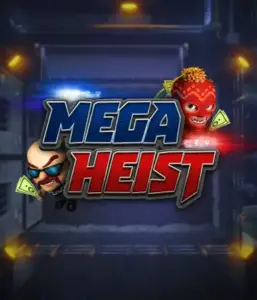 Step into the exciting world of the Mega Heist game by Relax Gaming, highlighting comedic characters ready to undertake a daring robbery. This graphic captures the intensity of the heist with its dramatic logo and a mysterious vault backdrop. Great for players looking for a heist adventure, providing a captivating gaming experience. 