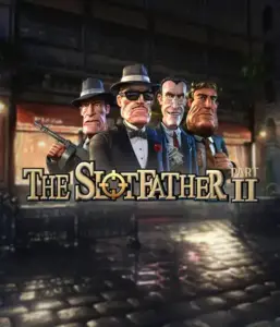 Dive into the underworld world of The Slotfather Part II game by Betsoft, showcasing four iconic mafia characters set against a moody urban backdrop. This graphic depicts the gritty atmosphere of the mobster lifestyle with its detailed character design and suspenseful setting. Ideal for fans of crime dramas, delivering a captivating escape. 