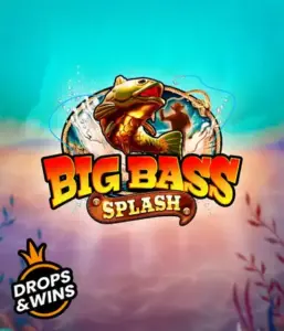 Dive into the exciting world of the Big Bass Splash game by Pragmatic Play, highlighting a lively fish jumping out of water. This graphic portrays the spirit of fishing with vivid graphics and lively typography. Great for those who love fishing-themed games, delivering a captivating adventure. 